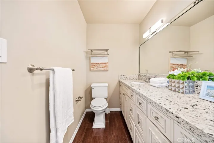 Bathroom with dual sinks