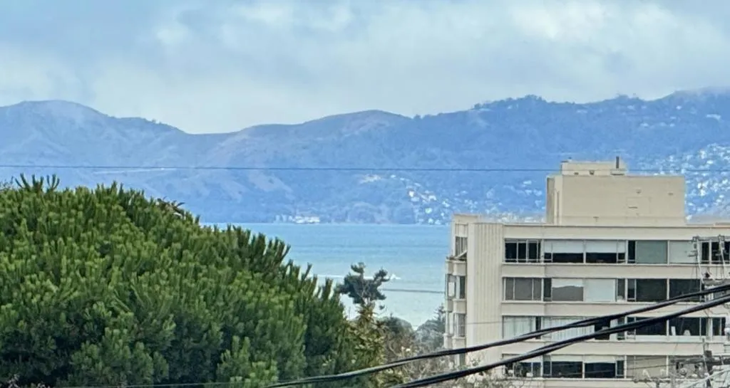 Bayview from bedroom wall to wall window