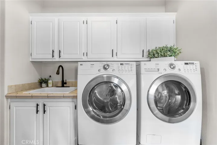 Sink in laundry room