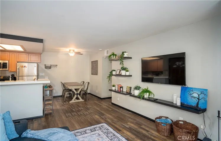Living Room Kitchen View