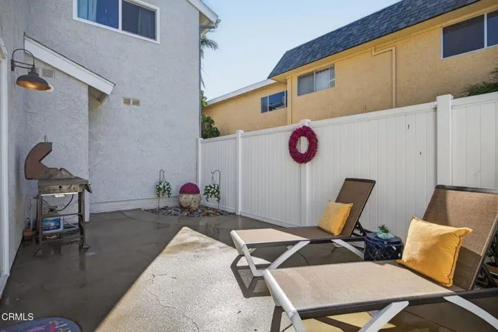 Great outdoor patio yard.