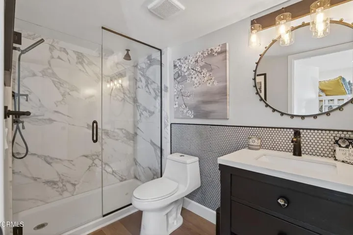 Gorgeous full bathroom downstairs