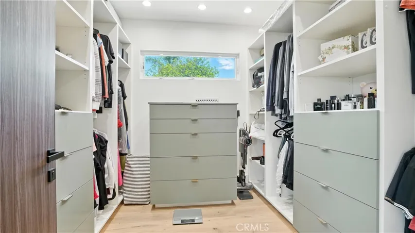 Master walk-in closet