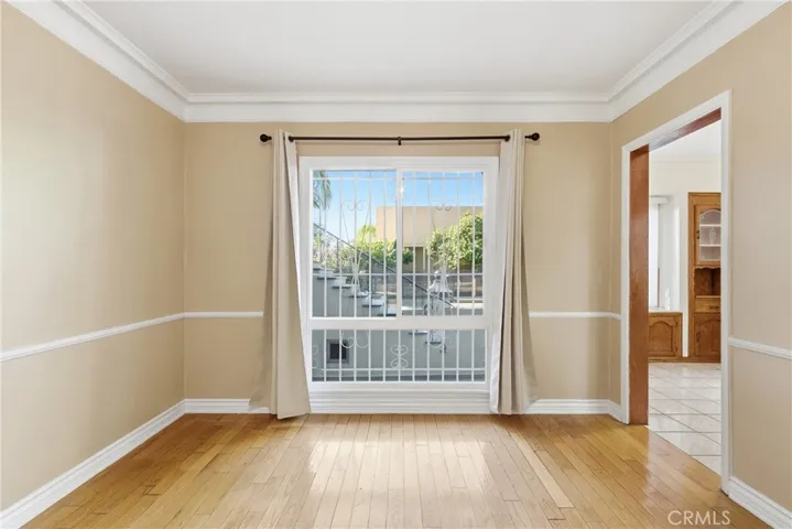 Spacious dining room