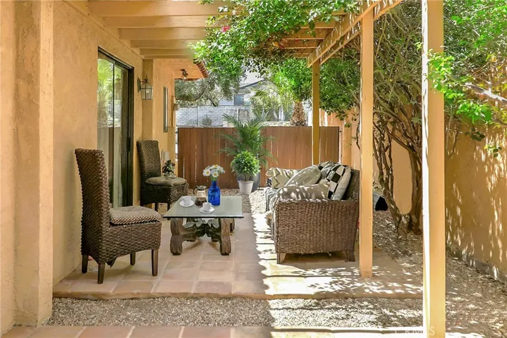 Private patio off of bedroom  - Enjoy your morning coffee in tranquility.