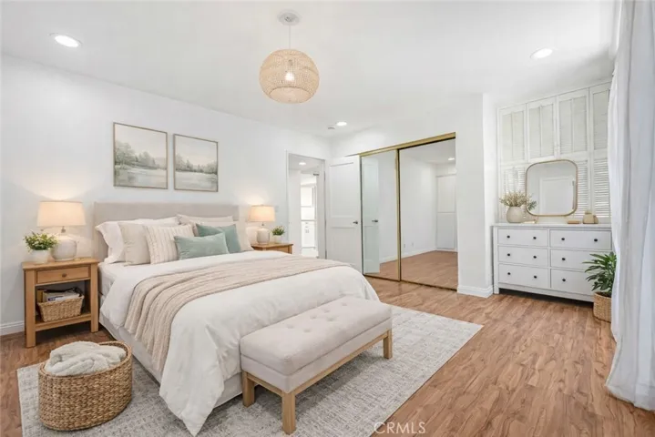 Virtually staged bedroom 2