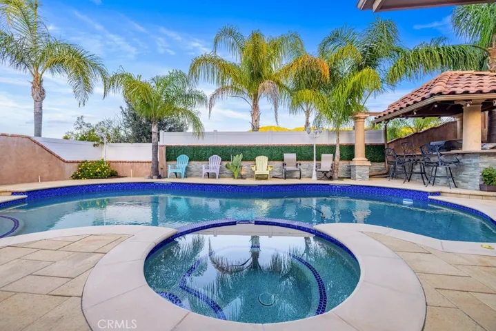 Pebble Tec heated pool and spa