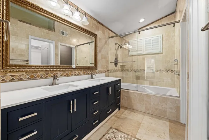 updated primary bathroom