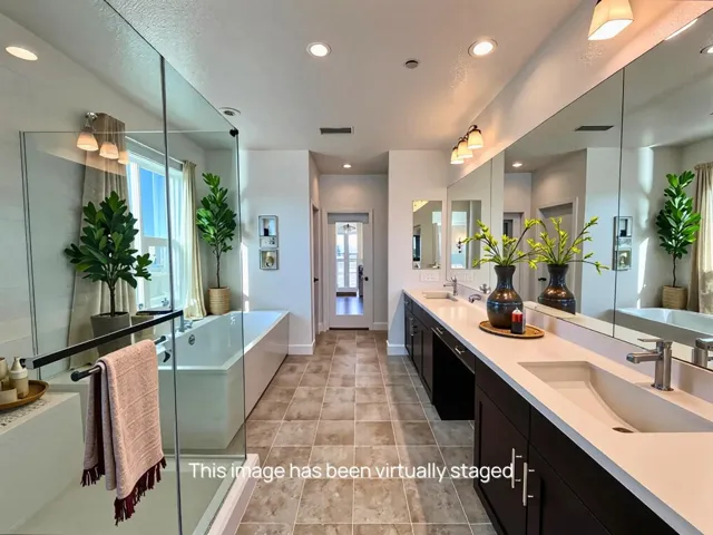 Virtually Staged - Primary Bathroom