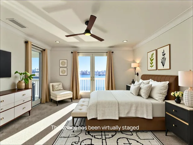 Virtually Staged - Primary Suite