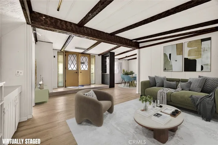 Virtually staged to show options