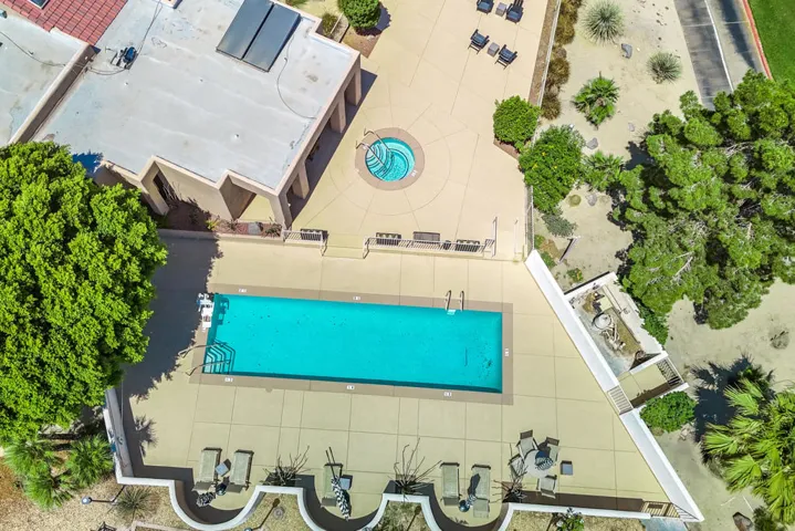 Fitness center pool and spa