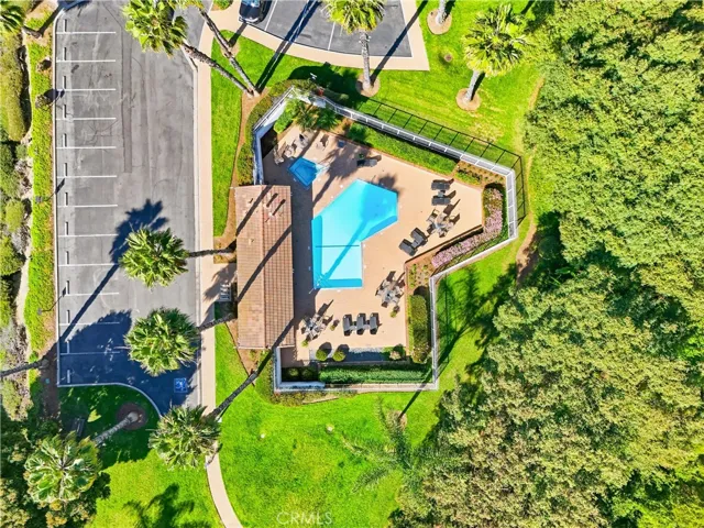HOA pool and parking area