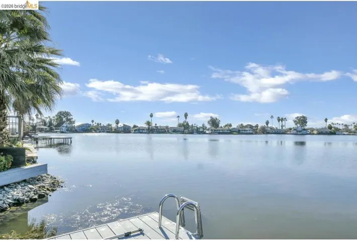 Dock with a water view