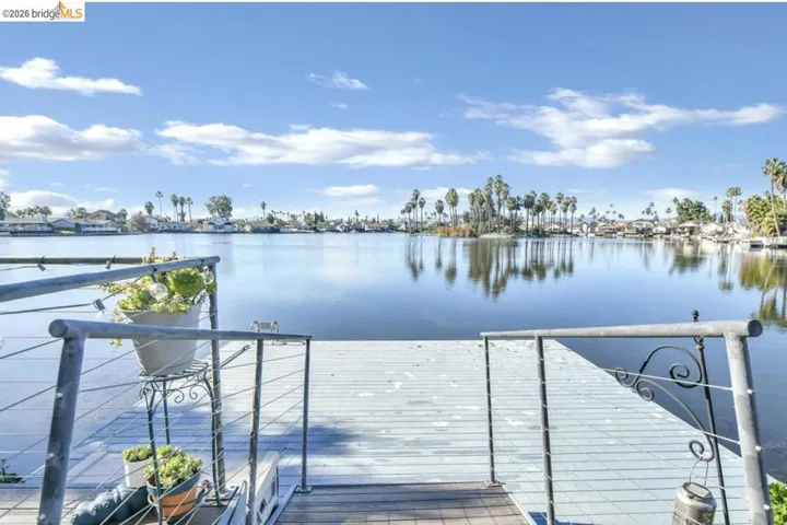 Dock with a water view