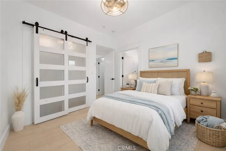 Virtually staged downstairs en suite bedroom