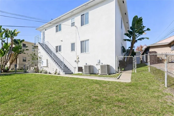 Shared yard space - entrance to upper back unit