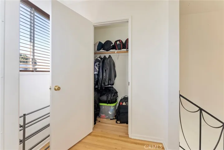 Additional private hallway storage closet