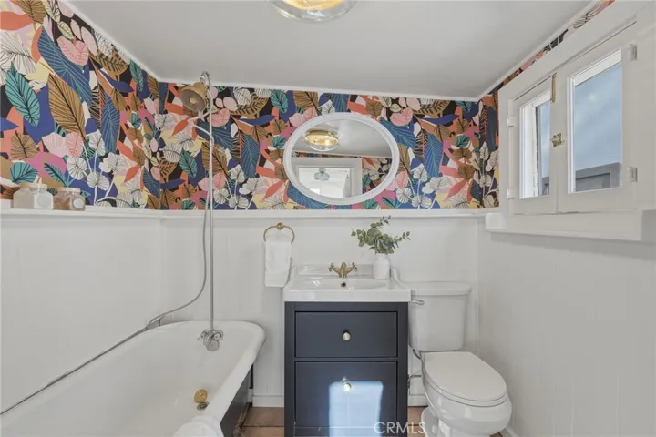 Bathroom is SO cute!