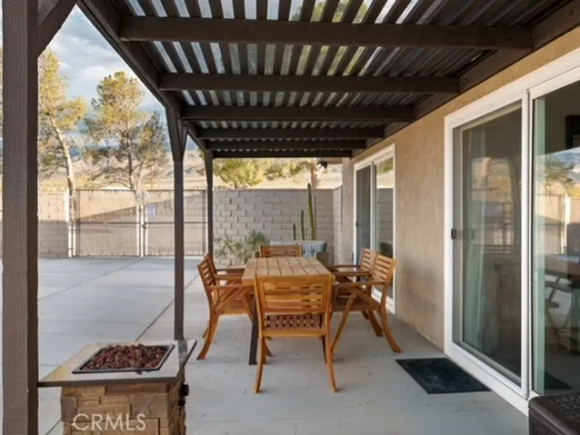 Outside dining
