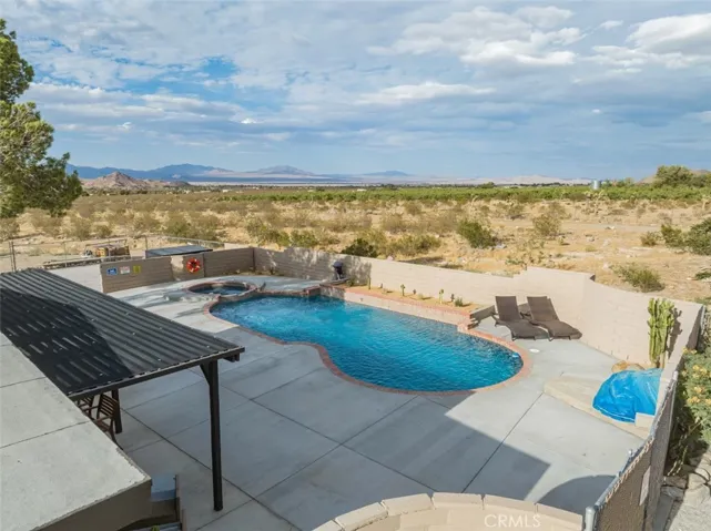 Pool and valley view