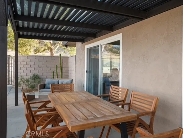 Covered patio