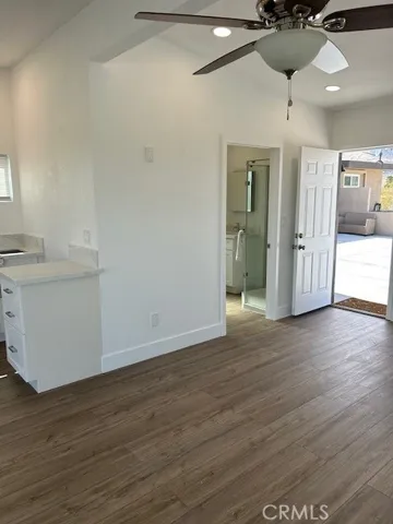 Luxury vinyl flooring throughout ADU