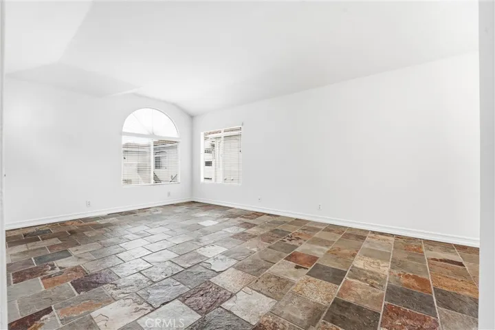 Living room view from dining area