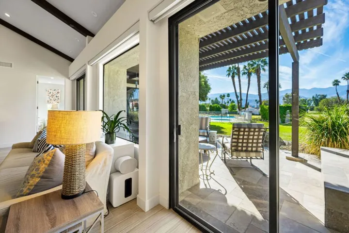 Living Room to back patio