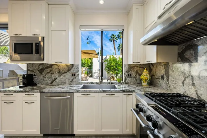 Kitchen View to Courtyard