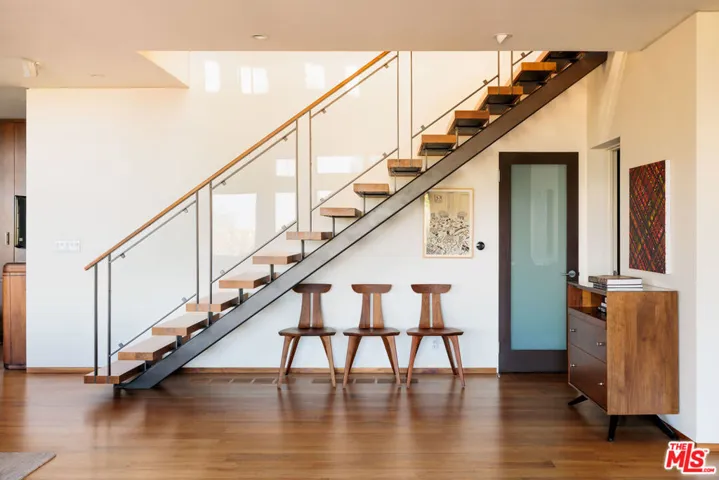 Stairs to Primary Suite & Offi