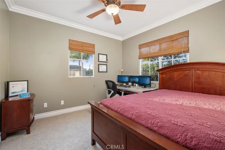 Additional guest bedroom upstairs.