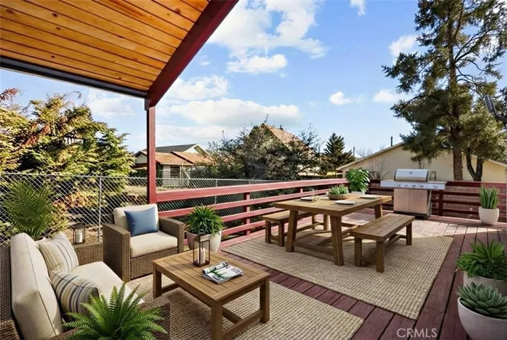 Back Deck - Digitally staged