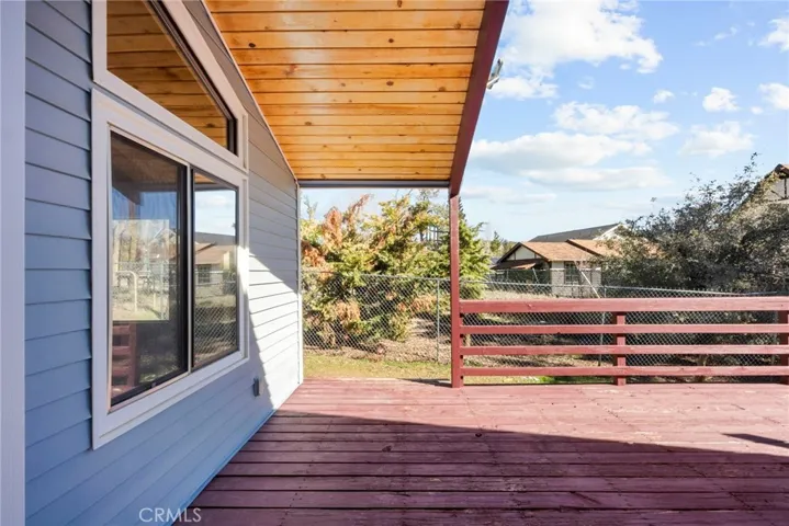 Back wrap around deck