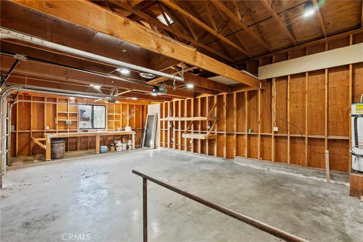 Massive garage with shop space