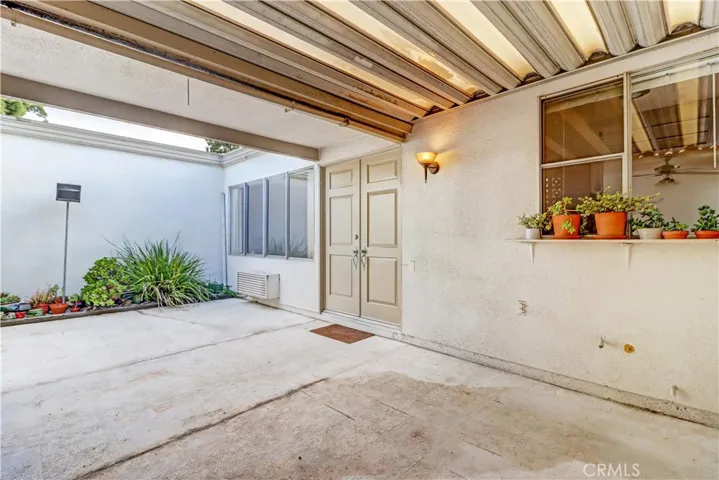 Large Gated Patio Space.