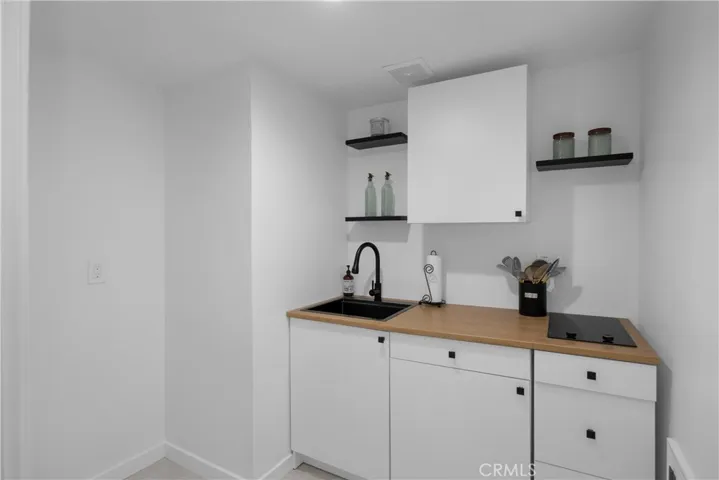 kitchen in quarters above garage