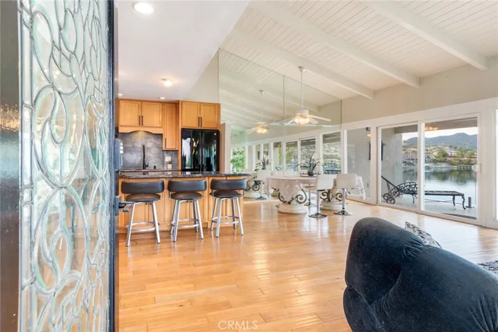 Wood floors throughout