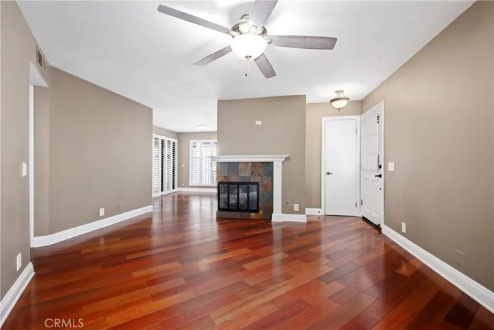 living room view to dining area open layout