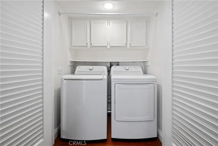 in-unit laundry area