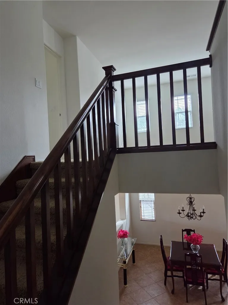 Huge Loft over Dining Room leads to Large Loft.