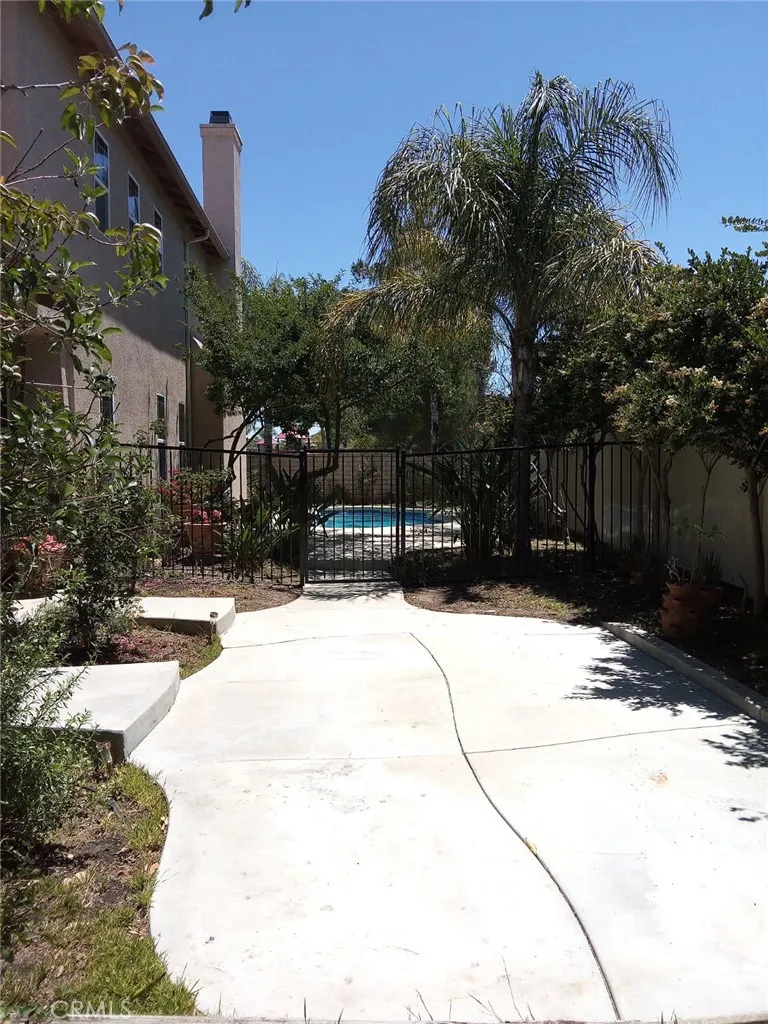 Entertainment Area leading to the Pool. Already hardscaped and ready to enjoy.