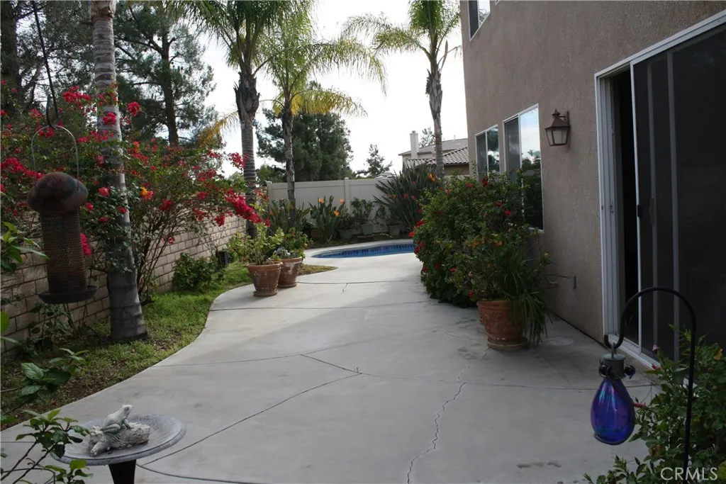 Patio leading to the Pool.