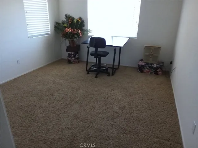 Upstairs Bedroom is bright and light.