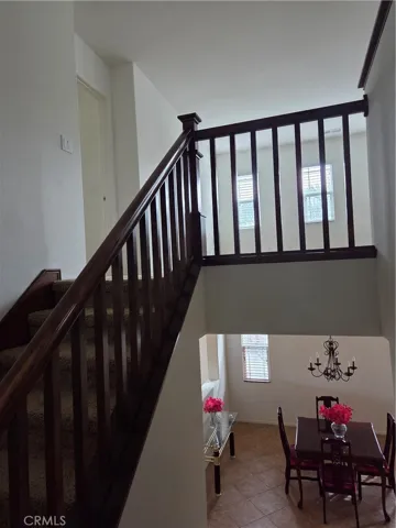 Huge Loft over Dining Room leads to Large Loft.