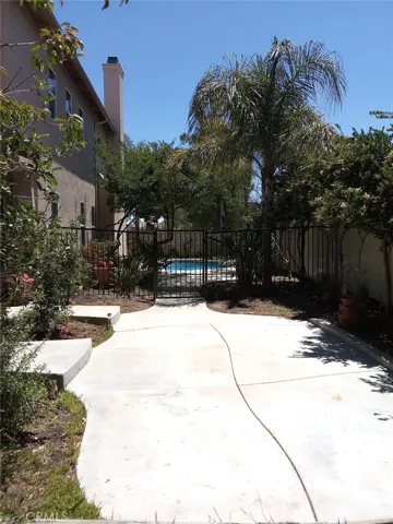 Entertainment Area leading to the Pool. Already hardscaped and ready to enjoy.
