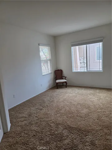 Downstairs Bedroom Windows Looking out to Entryway.