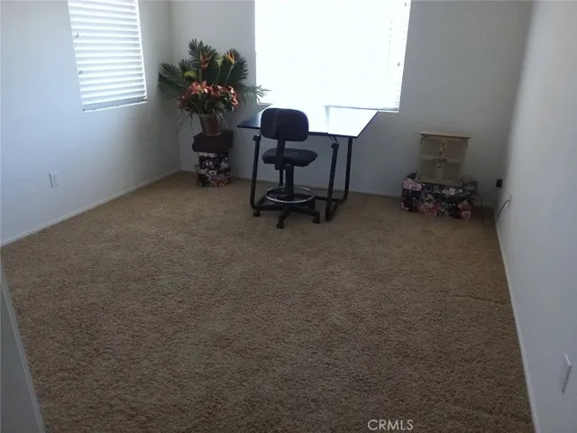 Upstairs Bedroom is bright and light.