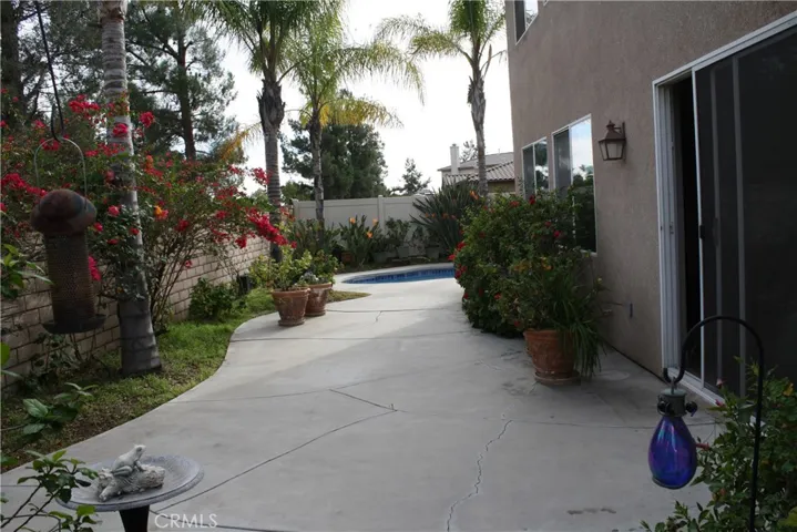 Patio leading to the Pool.