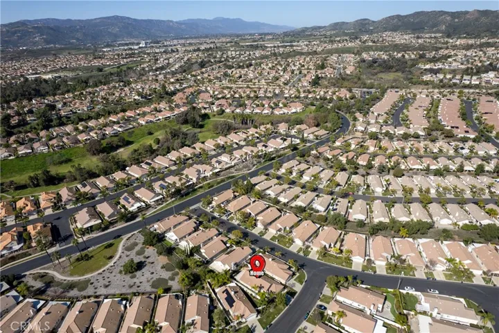 Sweeping Aerial View Of The Community And Scenic Area